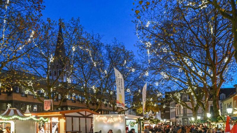 Romantischer Weihnachtsmarkt: „Markt der Sterne“ öffnet bald in Kempen