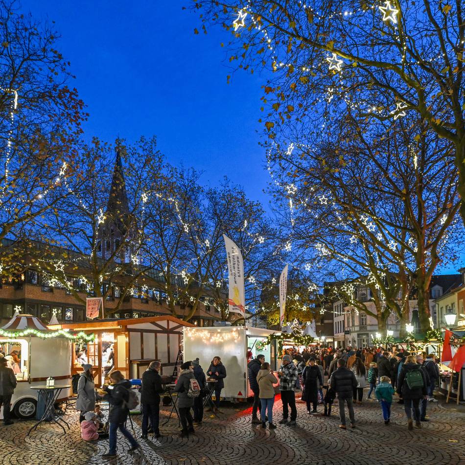 Romantischer Weihnachtsmarkt: „Markt der Sterne“ öffnet bald in Kempen
