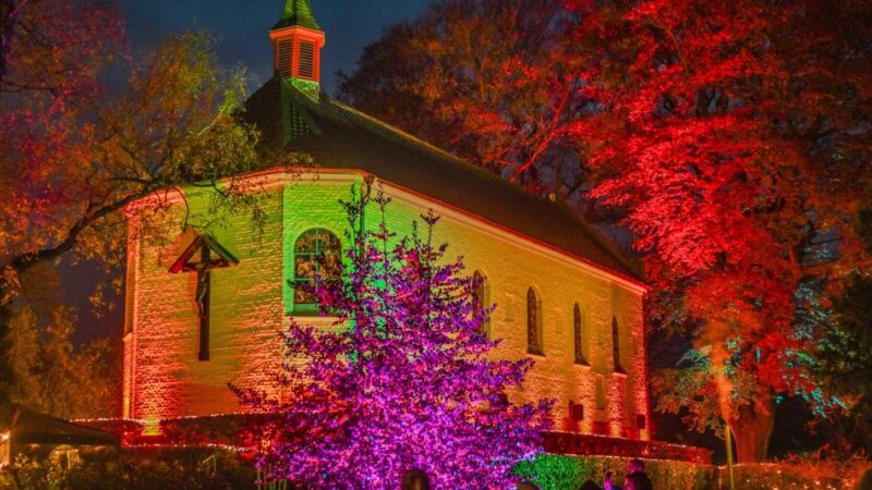 Klein-Jerusalem in Neersen: Märchenhaftes Lichtermeer rund um die Kapelle