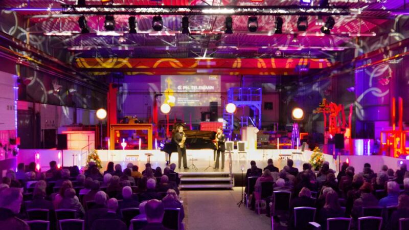 Benefizkonzert in Kleve: Klassische Musik zwischen Hochleistungsmaschinen