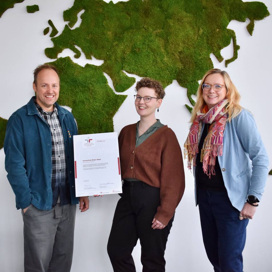 Kontinuierliche Auszeichnung seit 2015: Hochschule Rhein-Waal in Kleve schafft familiengerechte Bedingungen