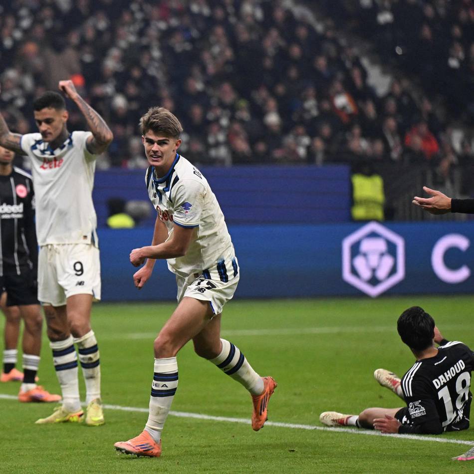 Sorgen um Burkardt: Frankfurt bricht gegen Atalanta ein