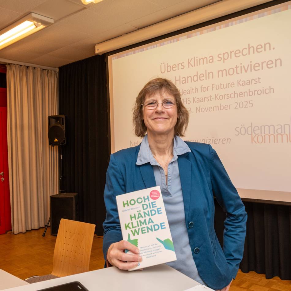 Kommunikationstrainerin zu Gast in Kaarst: Klimaschutz löst bei vielen „eine Ohnmacht aus“