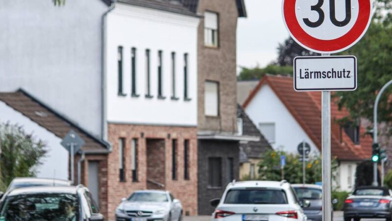 Reduzierung wegen Lärmaktionsplan: Tempolimits in Grevenbroich zeigen Wirkung