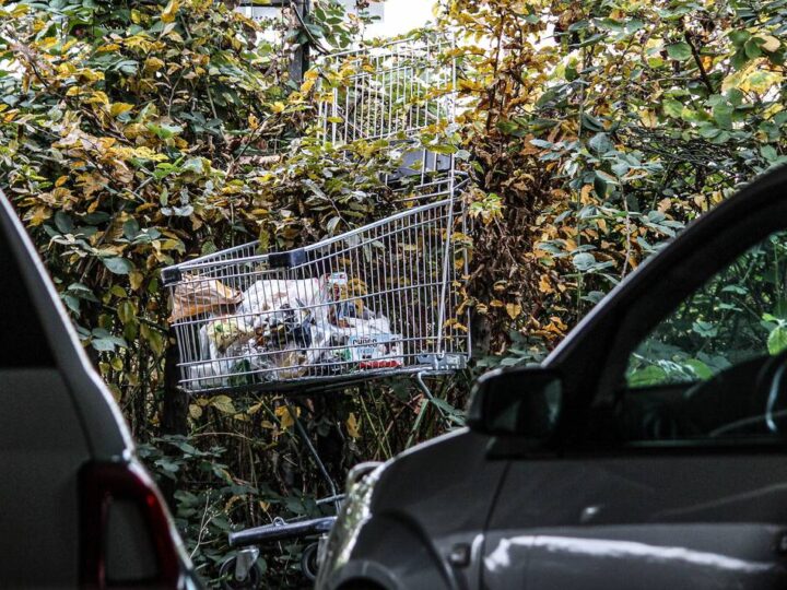 Herrenlose Warenkörbe in Grevenbroich: Probleme durch entführte Einkaufswagen – Stadt soll Händler in die Pflicht nehmen