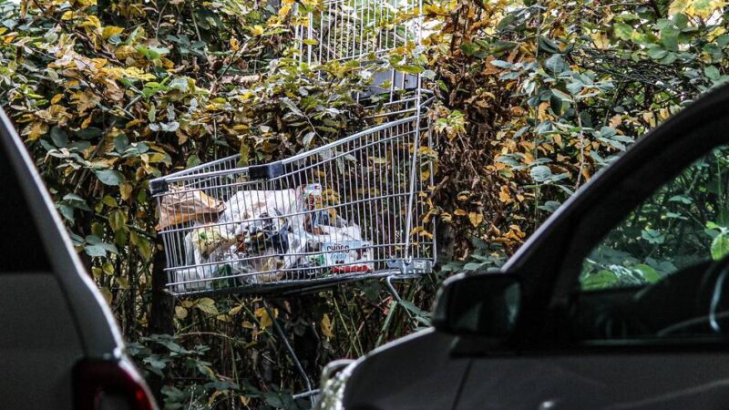Herrenlose Warenkörbe in Grevenbroich: Probleme durch entführte Einkaufswagen – Stadt soll Händler in die Pflicht nehmen