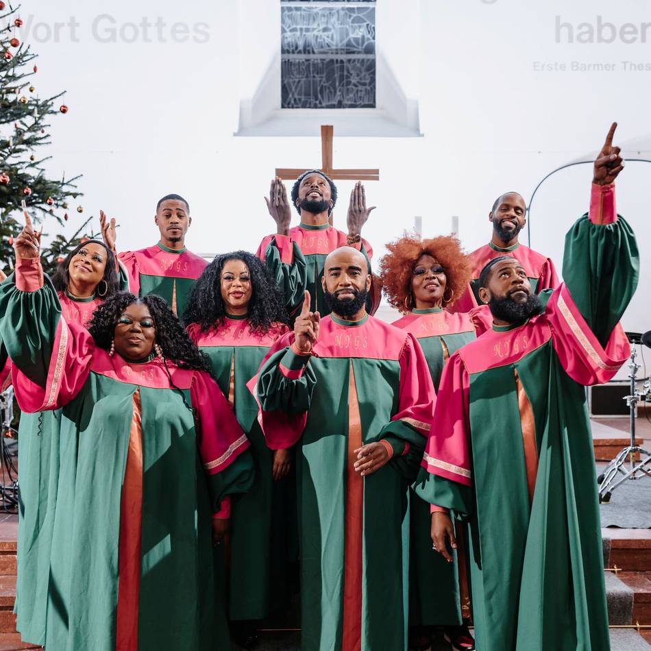 Auftritt im Konzert- und Bühnenhaus: Die New York Gospel Stars singen in Kevelaer