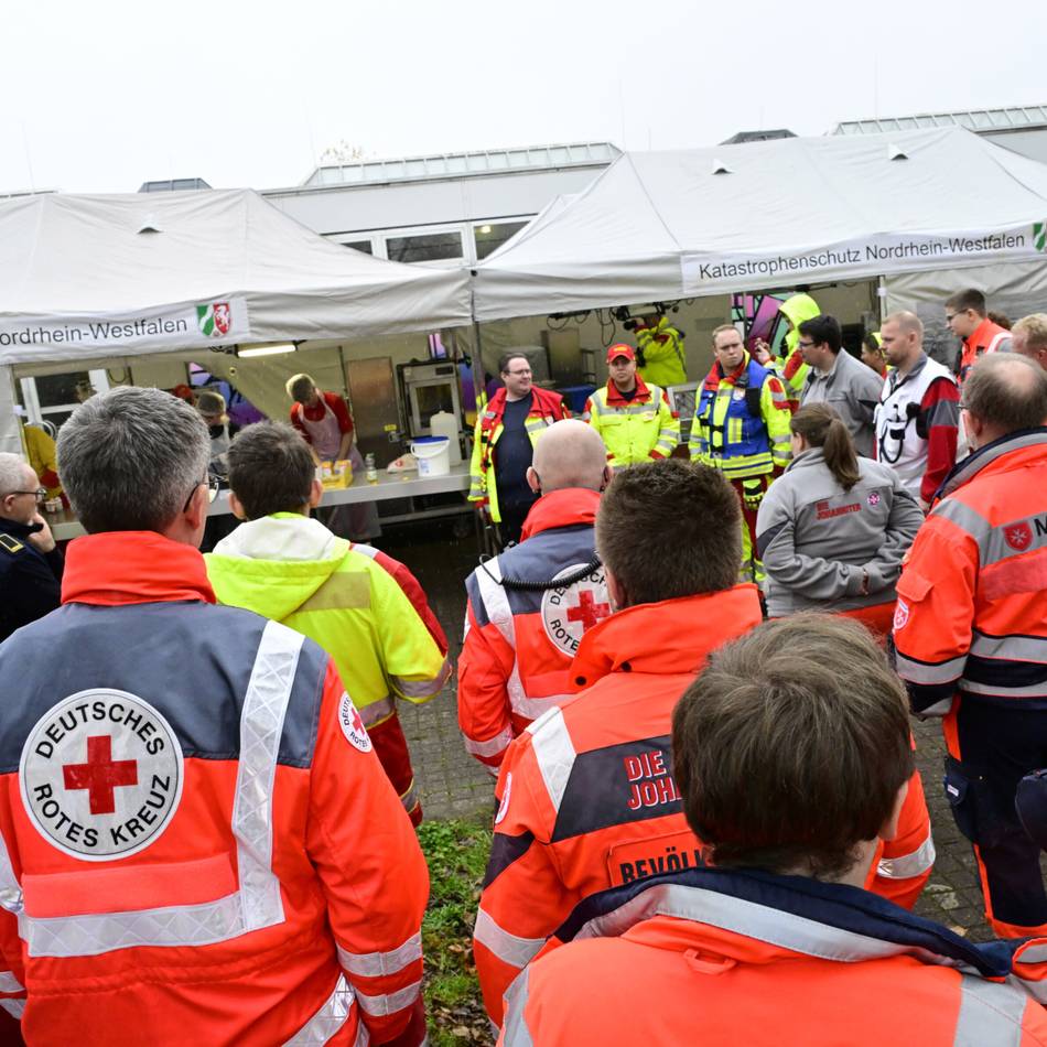 Großübung in Neuwerk: Wenn Feuerwehr und Hilfsorganisationen den Ernstfall proben