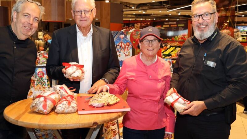 Weihnachtsmarkt für den guten Zweck: Hoffen, dass der Stollen diesmal ausreicht