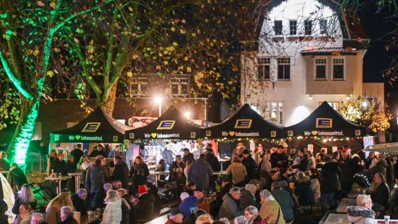 Weihnachtsstimmung in Willich: Nikolaus besucht Anrather Familienadvent