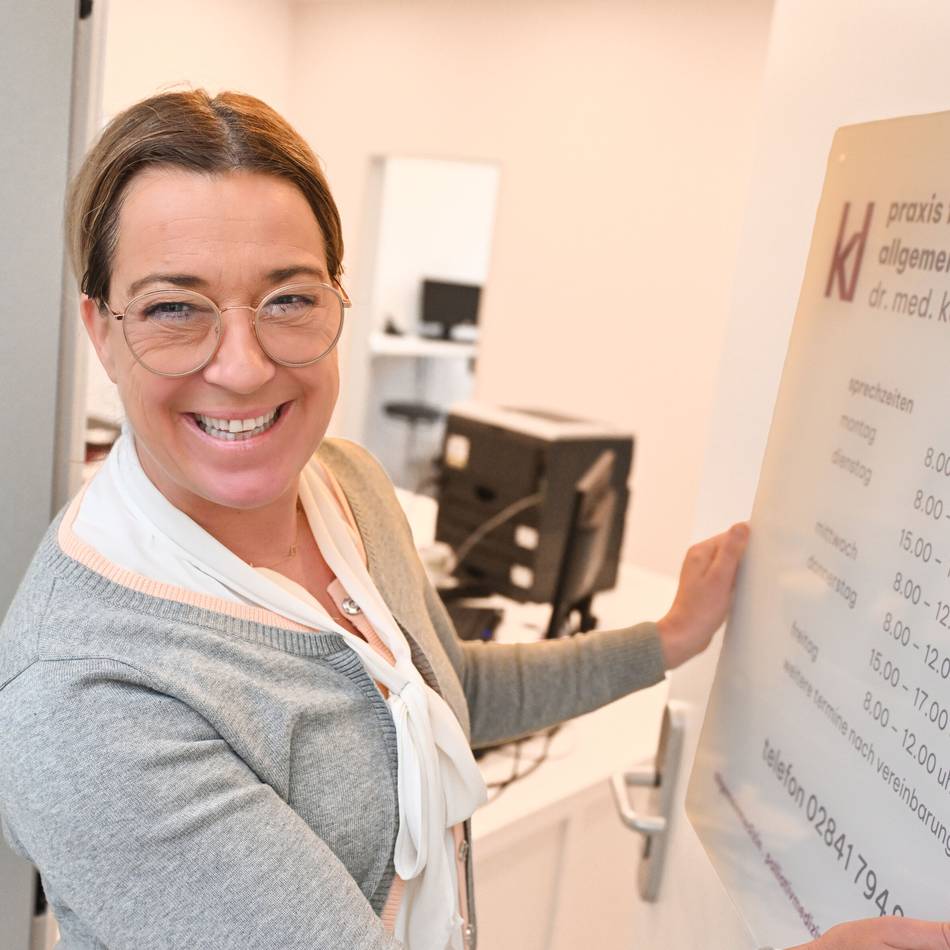 Allgemeinmedizinerin in Moers: Erst Kripo-Beamtin, jetzt Hausärztin
