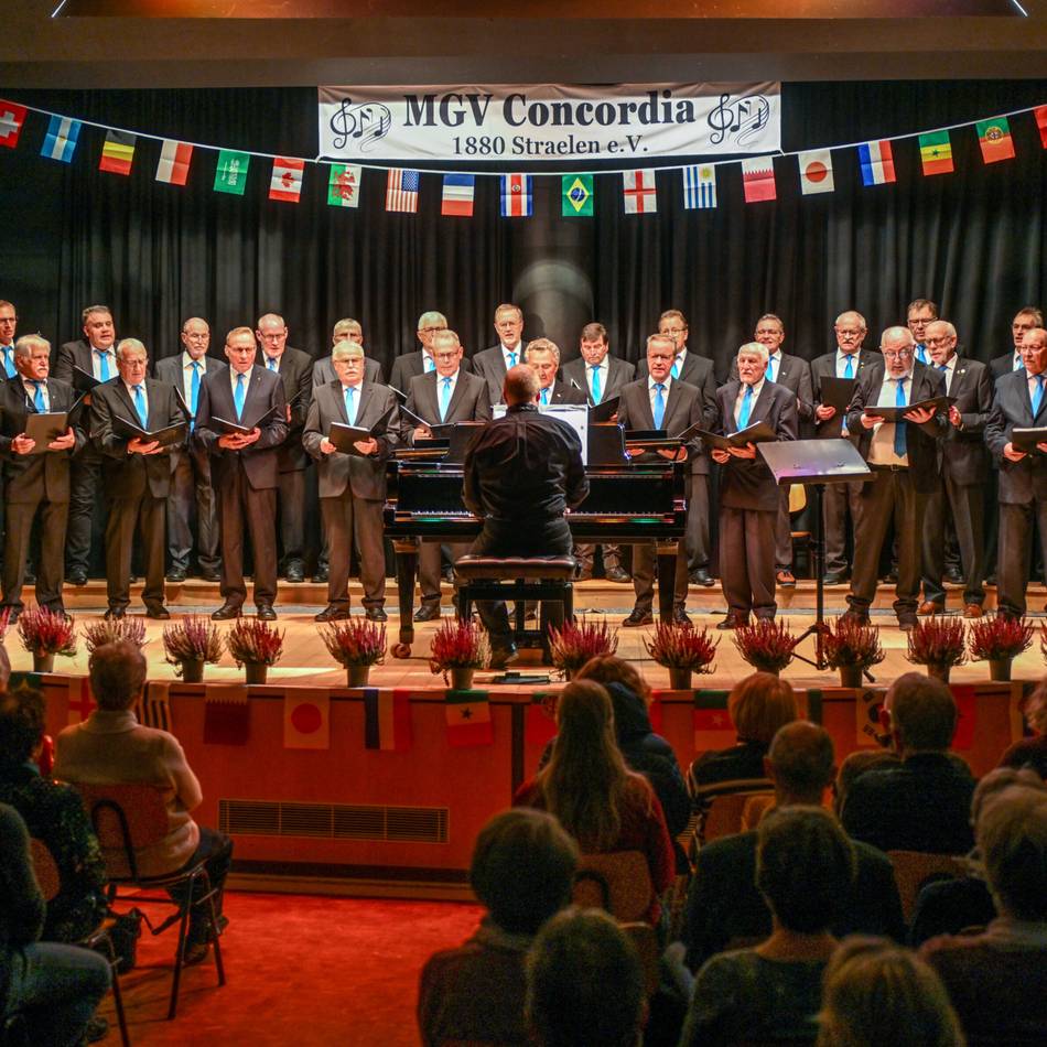 145 Jahre MGV „Concordia“: Heiratsantrag beim Jubiläumskonzert in Straelen