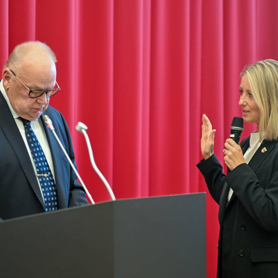 Neue Bürgermeisterin in Moers : „Ich weiß, welche Verantwortung auf mich zukommt“