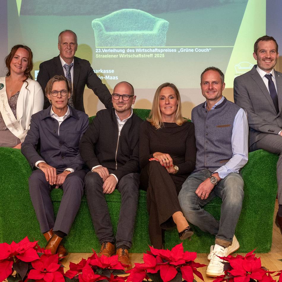 Wirtschaftspreis in Straelen: Das sind die Preisträger der „Grünen Couch“