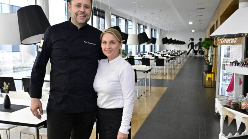 Essen in Mönchengladbach: Nina und Paul Bednarczyk haben die Polizeikantine übernommen