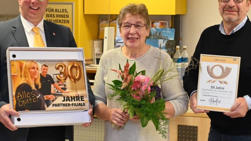 Karla vom Stein aus Wermelskirchen: Eine der dienstältesten Partnerinnen der Deutschen Post