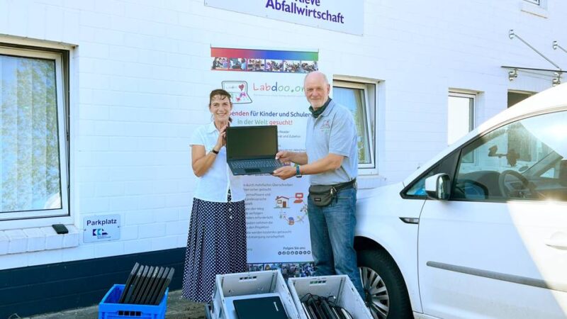 Für die Organisation „Labdoo“: Im Kreis Kleve werden ausgediente Laptops für den guten Zweck gesammelt