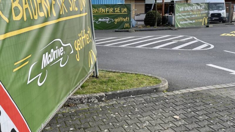 Gastronomie in Wermelskirchen: Umfassender Umbau bei Mc Donald’s