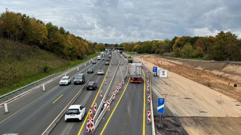 Bauarbeiten auf der A57: Ausfahrt Krefeld-Oppum wird wieder geöffnet