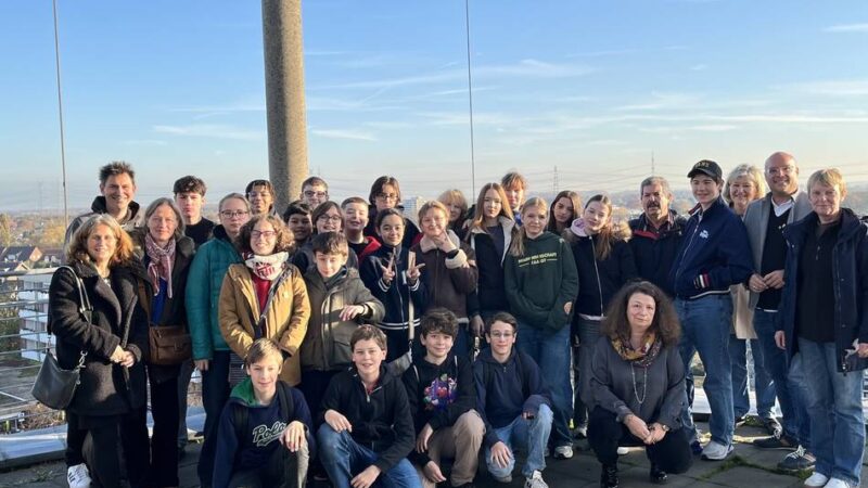 Schüler aus La Madeleine zu Besuch in Kaarst: „Fundament für ein friedliches Europa“