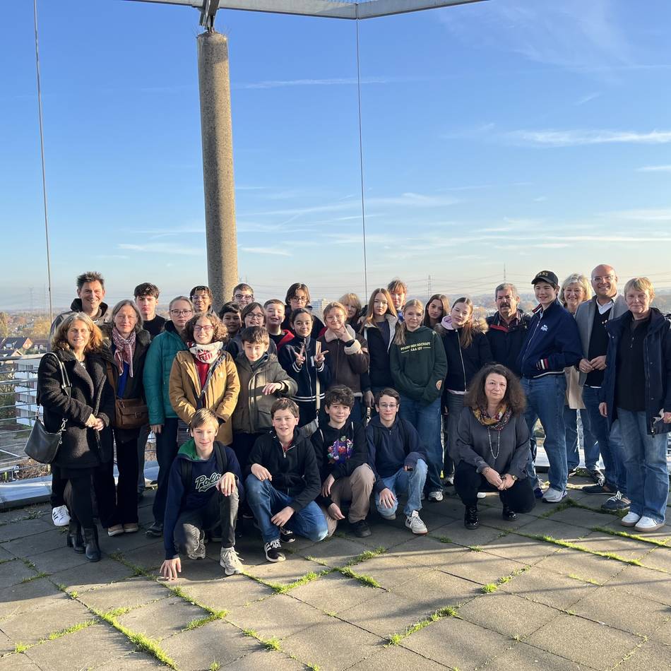 Schüler aus La Madeleine zu Besuch in Kaarst: „Fundament für ein friedliches Europa“