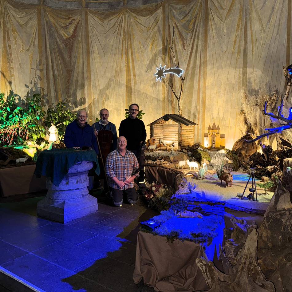 Vorweihnachtszeit in Knechtsteden: Wo eine Krippe mehrere Geschichten erzählt