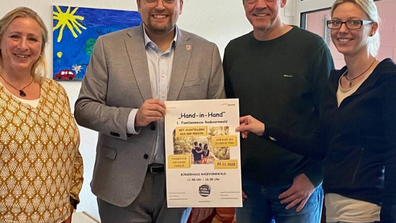 Neue Veranstaltung in Radevormwald: Stadt veranstaltet erste Rader Familienmesse