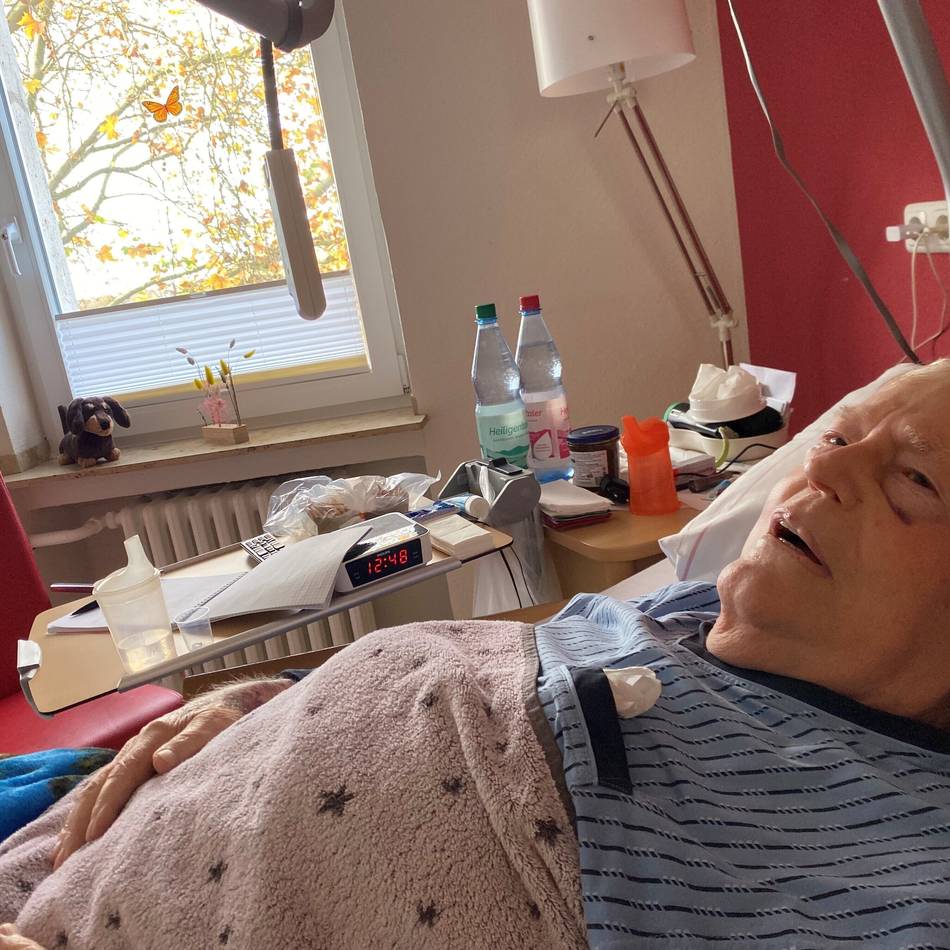 Im Hospiz in Mönchengladbach: „Es ist eine harte Strafe, wenn man nicht mehr kann wie man will“
