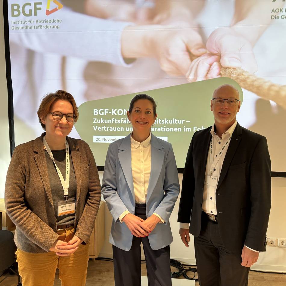 BGF-Kongress der AOK Kreis Kleve: Wie Jung und Alt im Büro voneinander lernen können