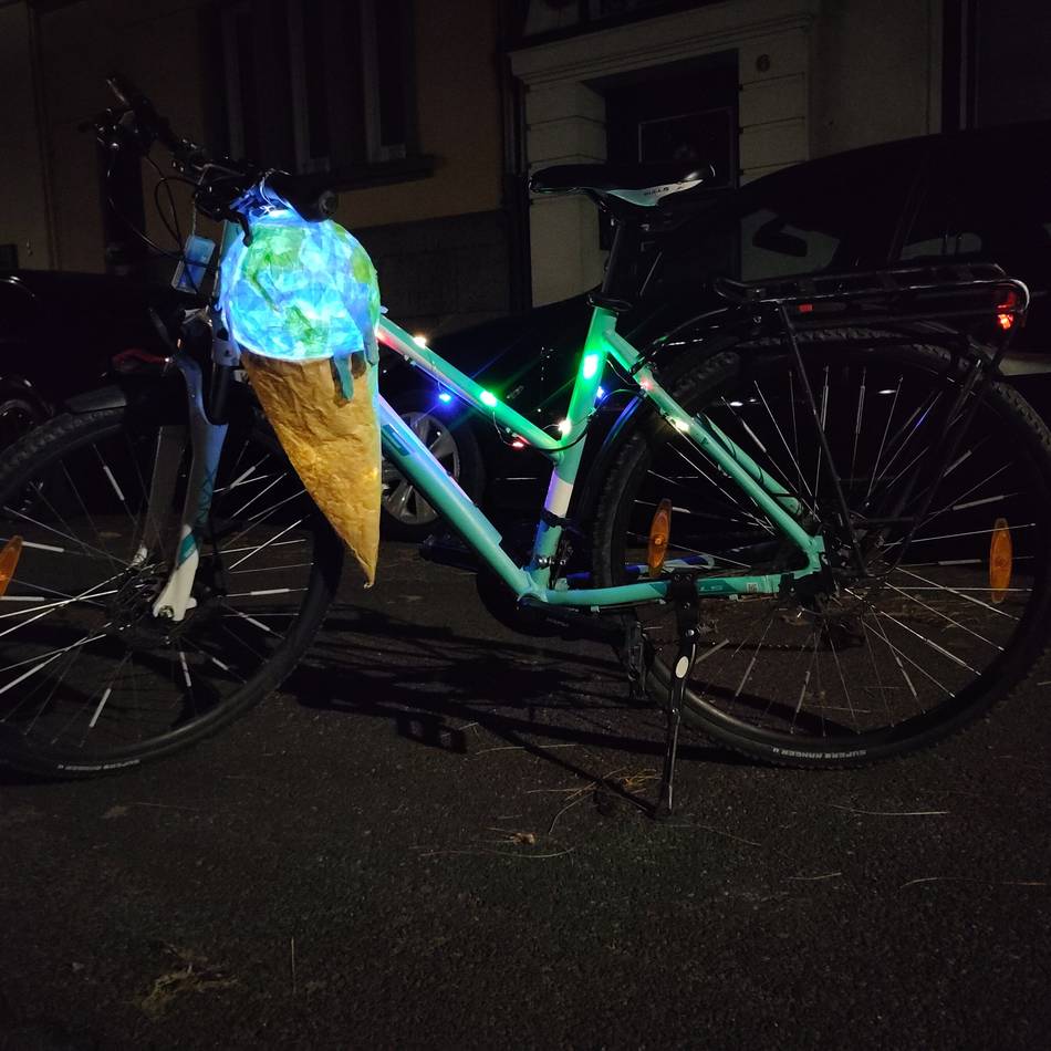 Fridays for Future Demonstration in Krefeld: Ein Fahrrad-Rave fürs Klima