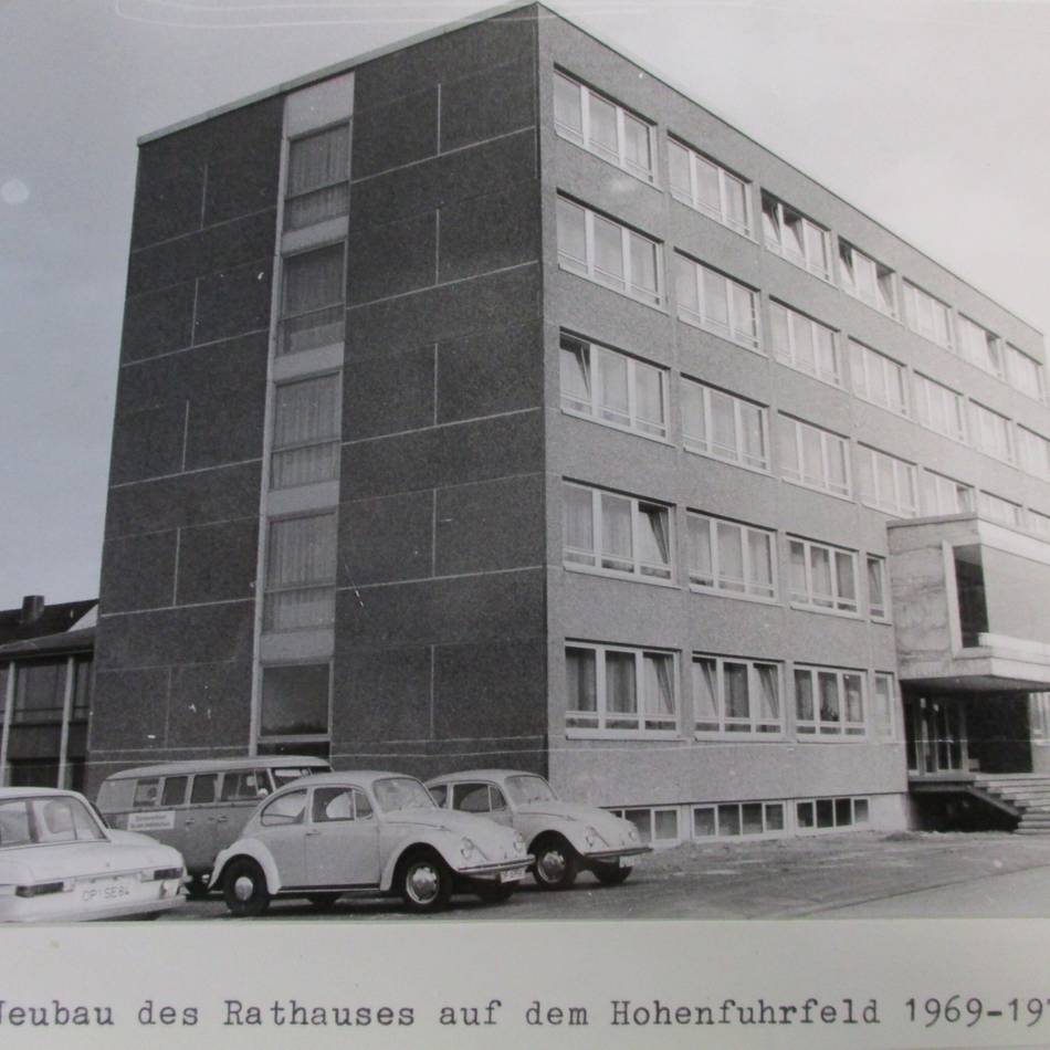 Verwaltungssitz in Radevormwald: Vor 55 Jahren wurde das Rathaus eingeweiht