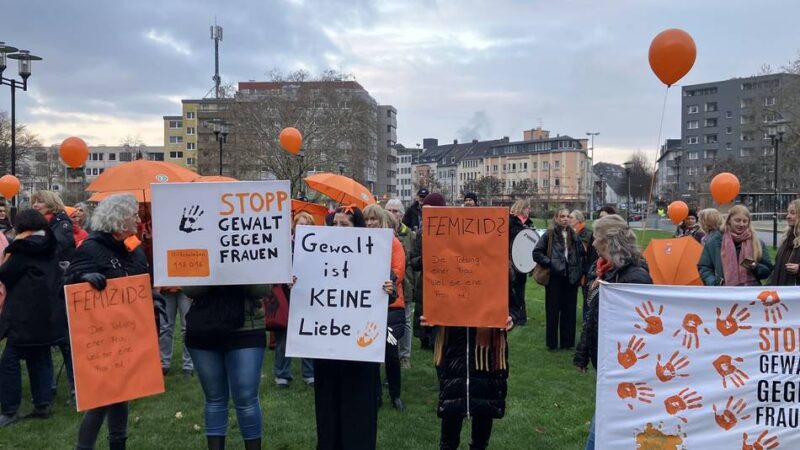 Orange Day in Dinslaken: „Wir tolerieren keine geschlechtsspezifische Gewalt“