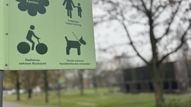 Forderung nach Radfahrverbot: Beschwerde über rücksichtslose Radfahrer im Xantener Kurpark