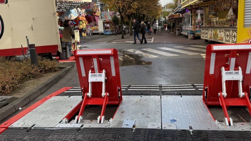 Schutz vor Überfahrtaten: Erster Einsatz für die Terrorsperren in Goch