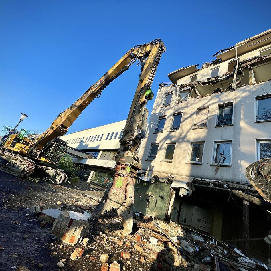 Großprojekt in Mönchengladbach: So kommt der Abriss des Rheydter Rathauses voran