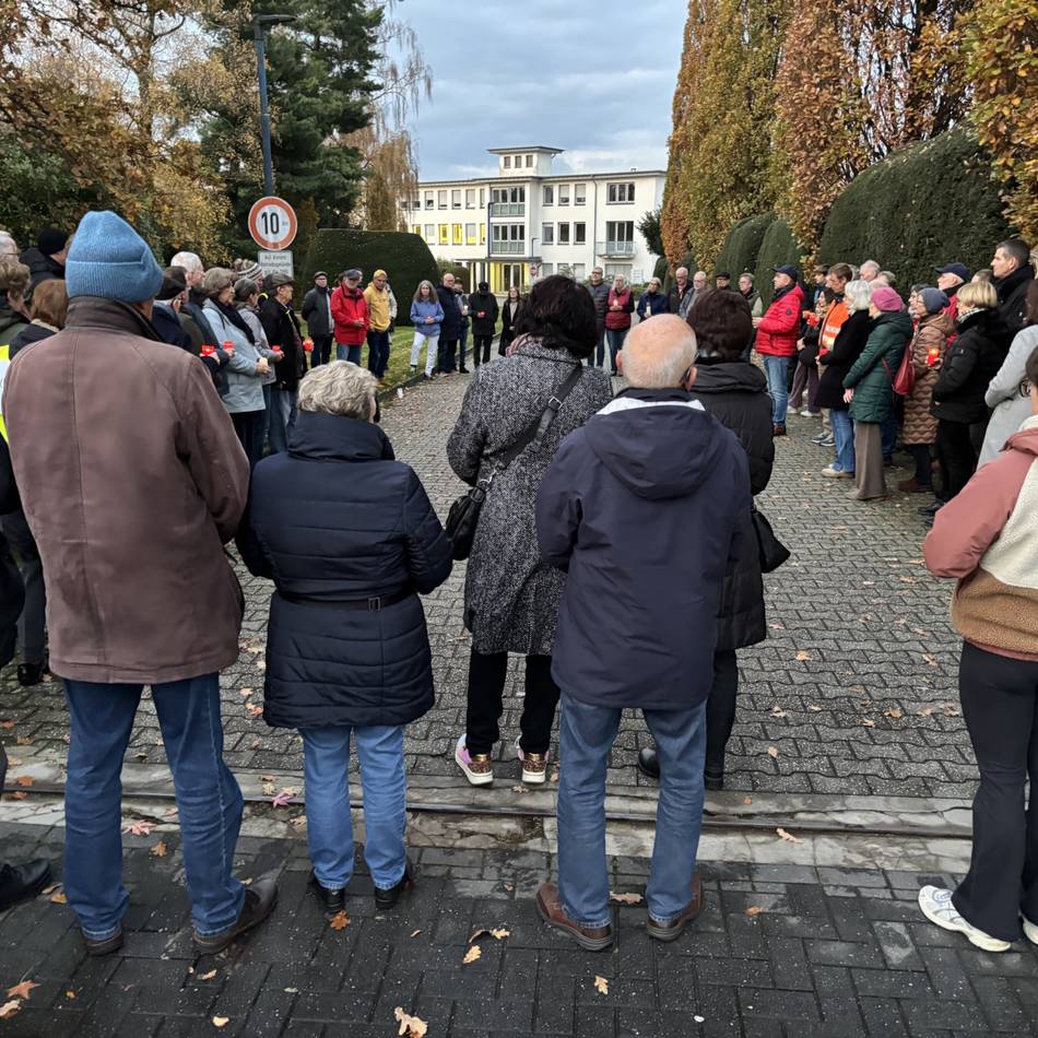 Mahnwache in Geldern: Grüne setzen Zeichen gegen das Vergessen