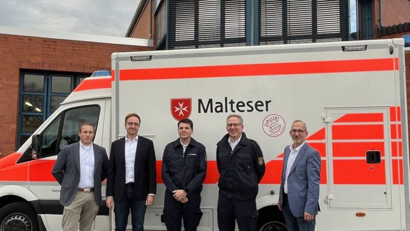 Versorgung soll verbessert werden: Malteser fahren künftig Dormagener Krankentransporte