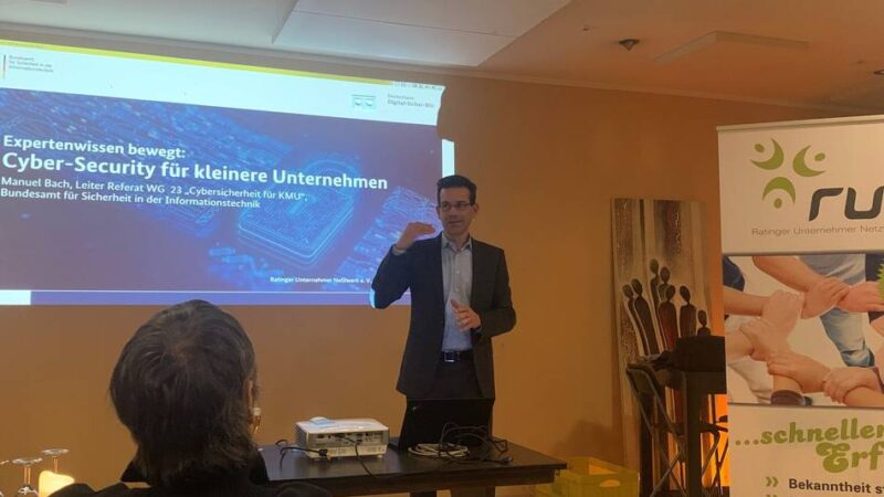 Unternehmer in Ratingen: Netzwerk gibt Tipps zu Cybersicherheit