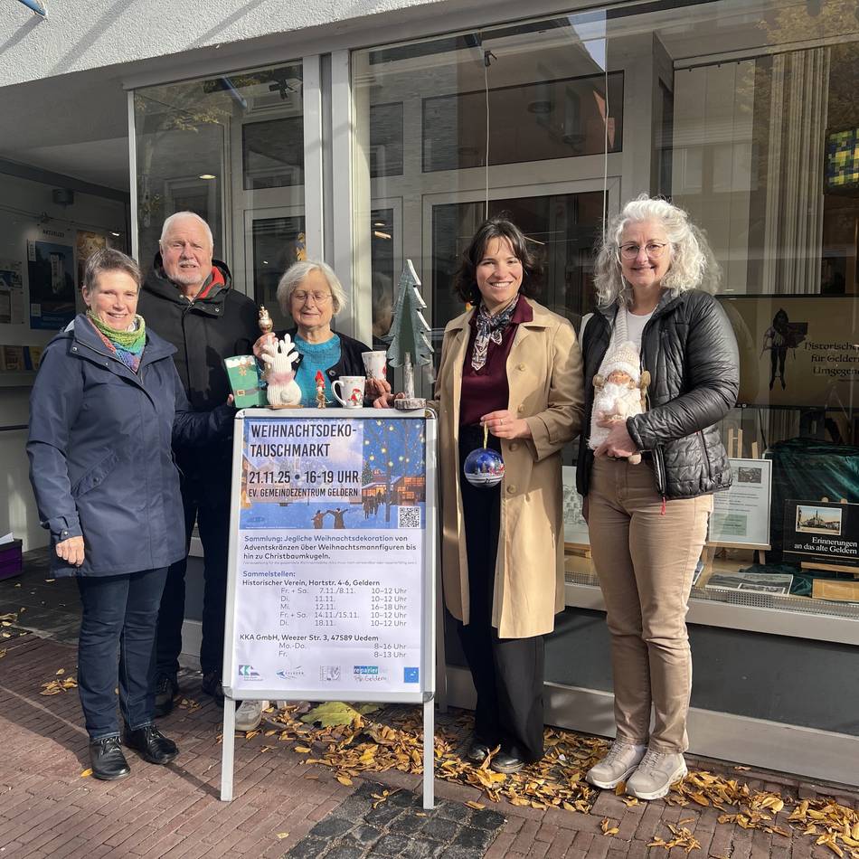 Nachhaltig schmücken : Tauschbörse für Weihnachtsdeko in Geldern