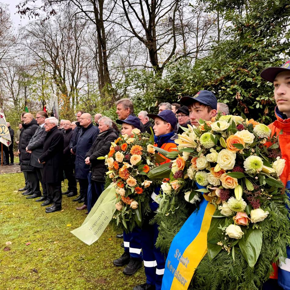 Gedenkveranstaltung am Ehrenmal: Volkstrauertag in Kevelaer