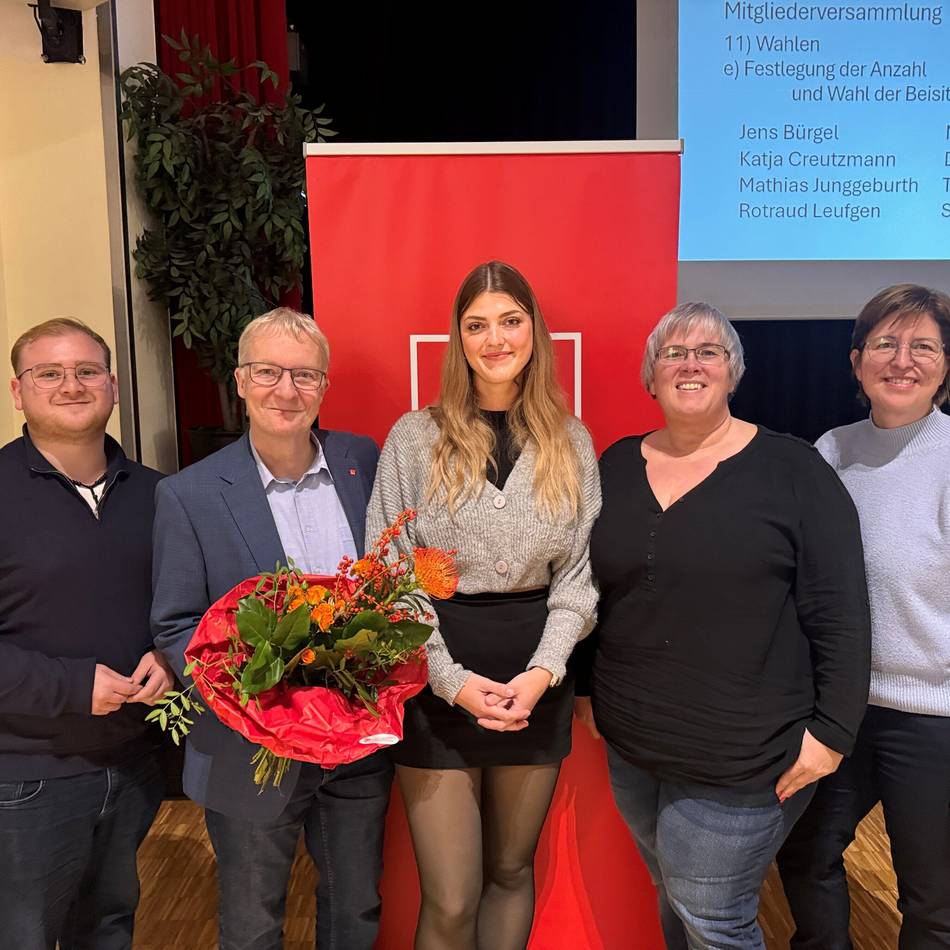 Kontinuität im Stadtverband, aber auch neue Gesichter: Carsten Müller führt weiterhin die SPD