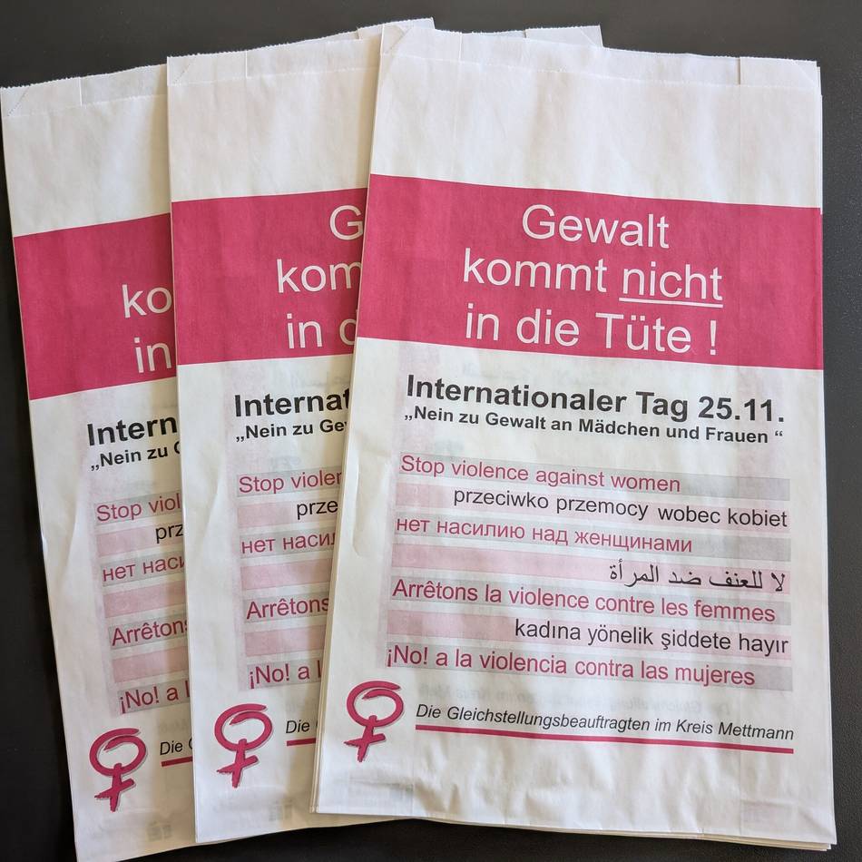 Schutz von Frauen und Mädchen: Kreis Mettmann setzt Zeichen gegen häusliche Gewalt