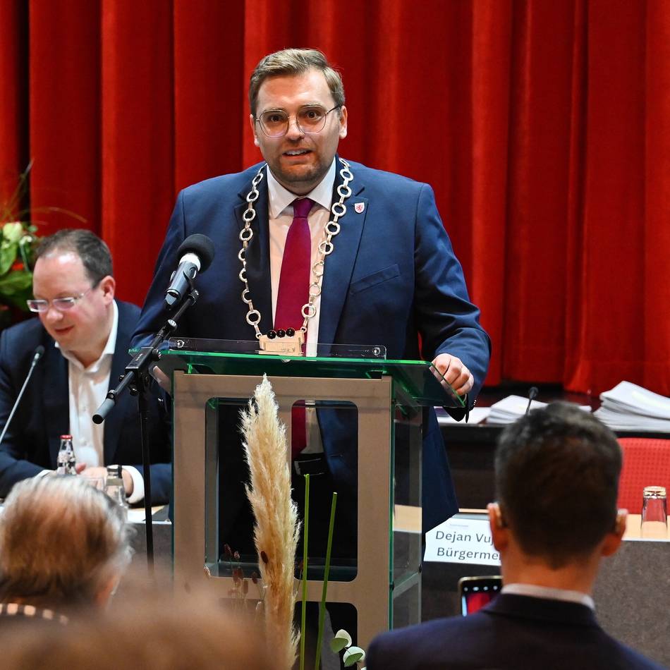 Neues Stadtoberhaupt in Radevormwald: Der Alltag für den Bürgermeister wird rasch einziehen