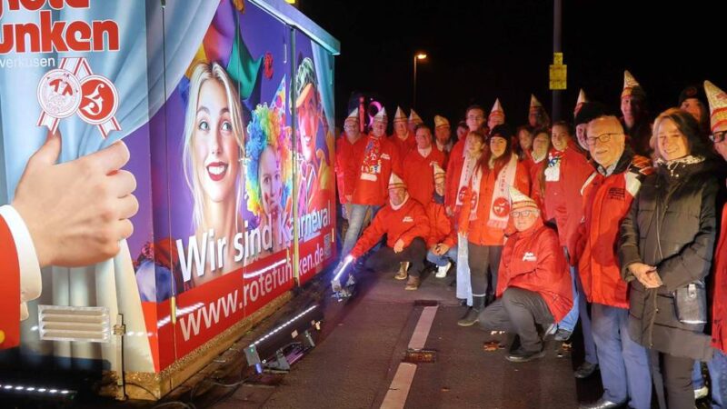 Karneval in Leverkusen – Session 2025/26: Funkenkraftwerk in Küppersteg – Dreigestirn-Sause in Hitdorf