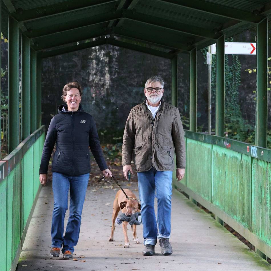 Lieblingsorte in Leverkusen: Dynamisches Trio auf der Wupperrunde