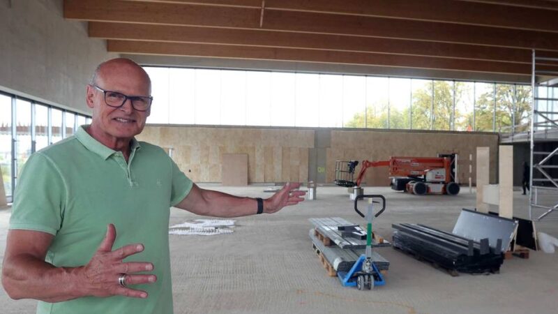 Für Eliteschule des Sports in Leverkusen: Nach Ostern soll Dreifachhalle in der Bahnstadt fertig sein