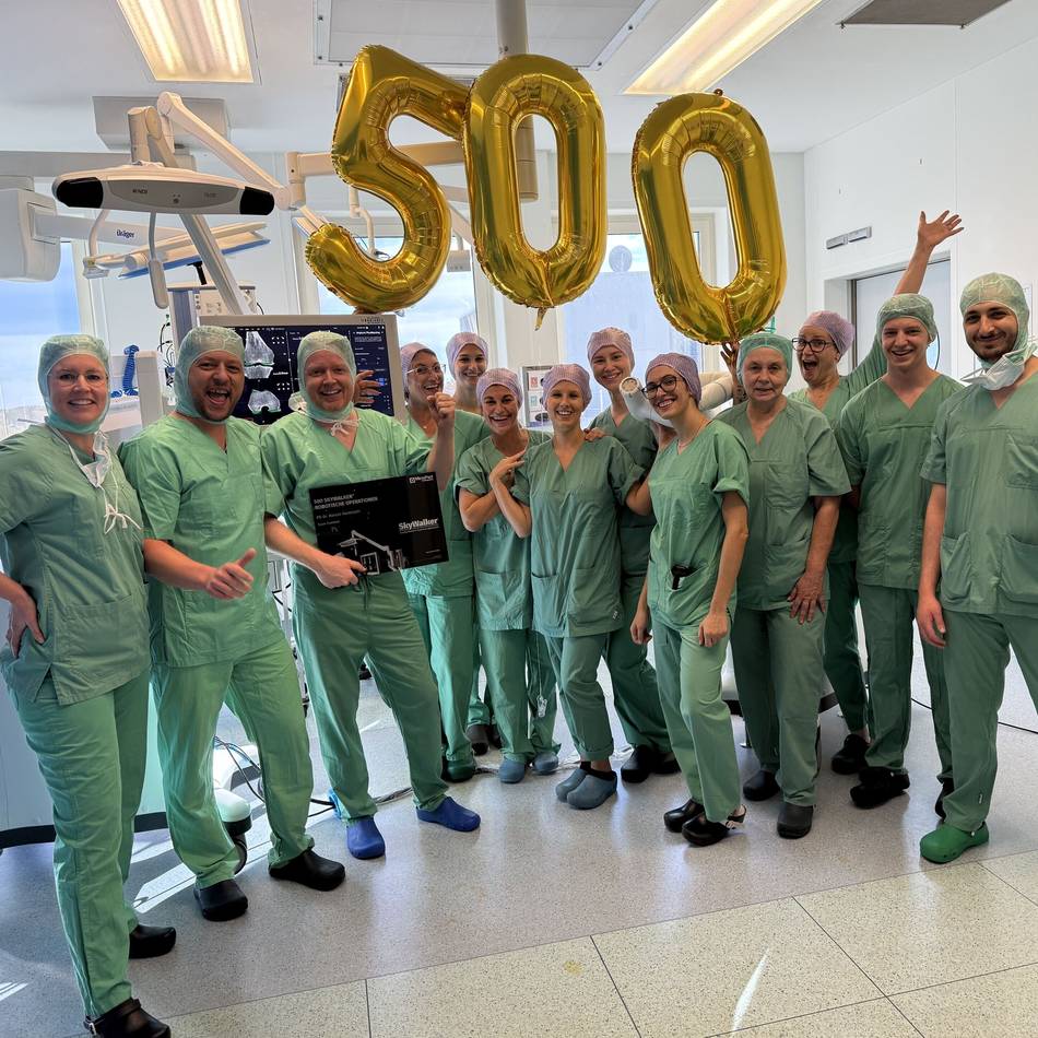 Jubiläum im Krankenhaus Nettetal: 500. Knieoperation mit OP-Roboter
