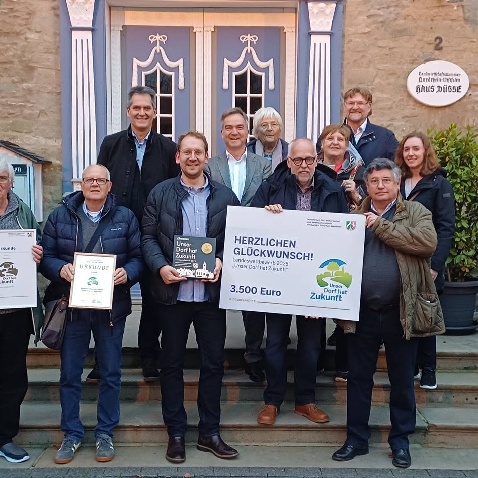 Ehrung beim Wettbewerb „Unser Dorf hat Zukunft“: Ministerin zeichnet Boisheim als Golddorf aus