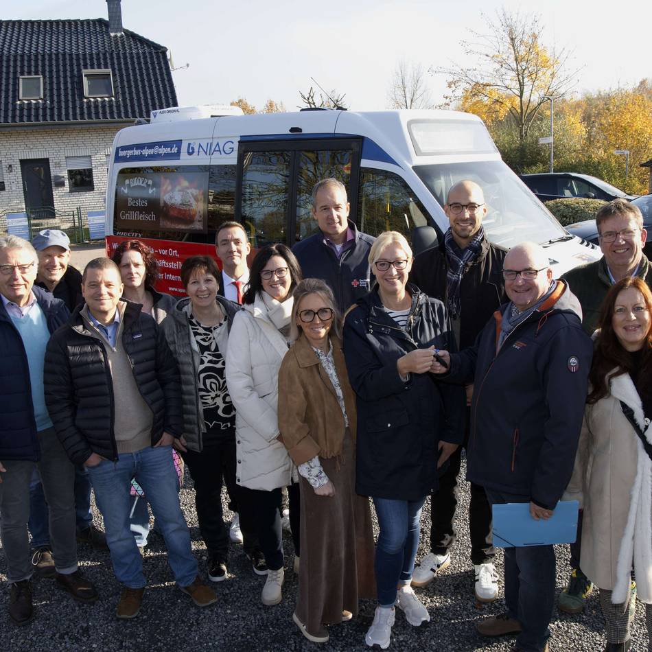 Bürgerbus Alpen: Mit neuem Bus weiter auf Erfolgskurs
