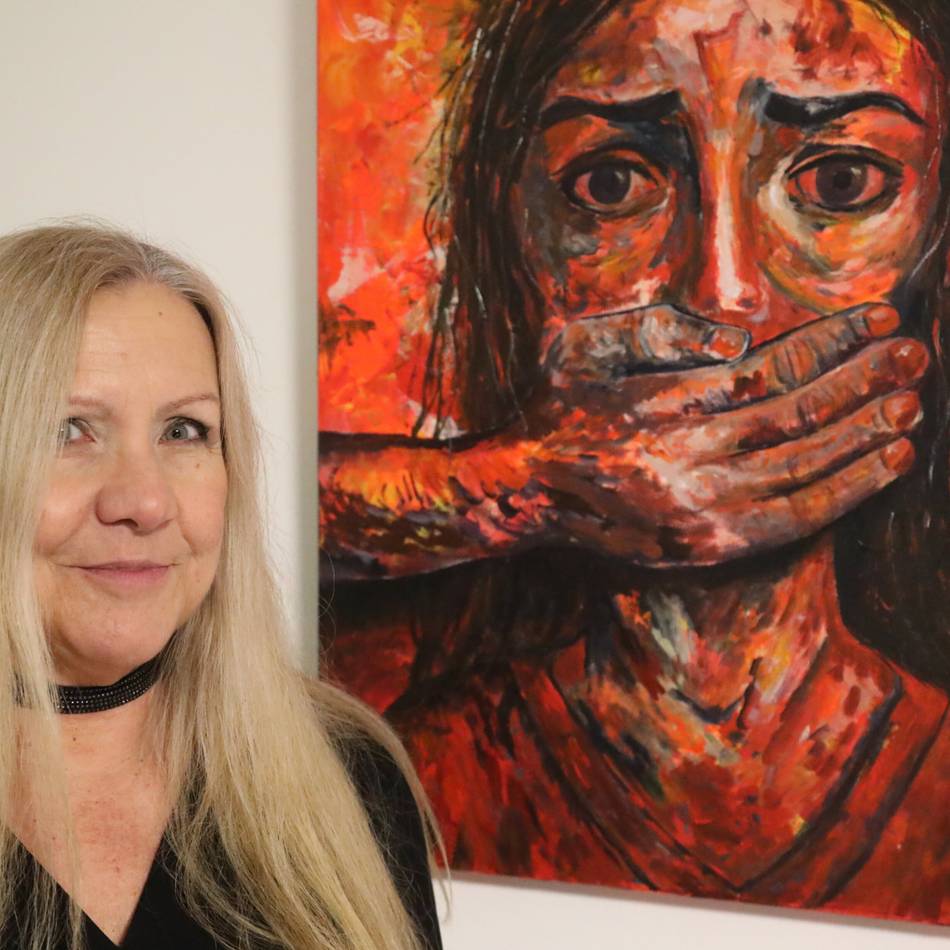 Ausstellung in Xanten: Ein kreatives Zeichen gegen Gewalt an Frauen